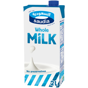 Saudia Whole Milk 2L