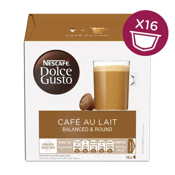 Nescafe Dolce Gusto Café au Lait Capsules 16x160g