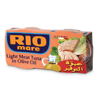 Rio Marelight Meat Tuna In Olive Oil 2×160g