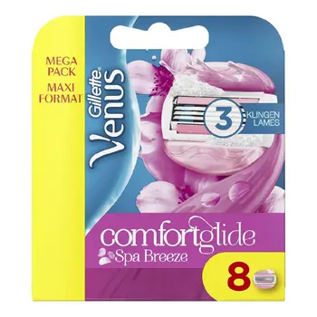 جيليت فينوس شفرات حلاقة كومفورت جلايد سبا بريز 8قطع