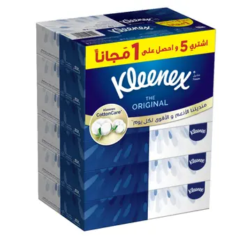 Kleenex Original CottonCare Facial Tissue 6x70 Sheets