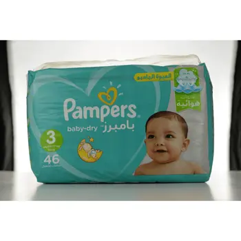Pampers Baby-Dry Diapers 3-10kg 46 Pieces
