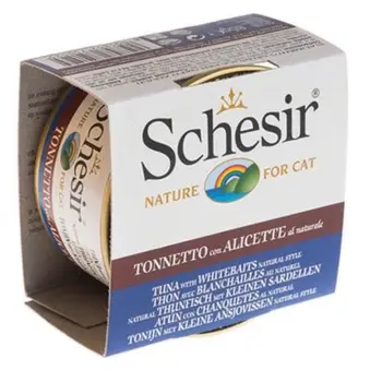 سيشر غذاء تكميلي للقطط البالغة تونا مع سمك الطعم الأبيض 85 جرام