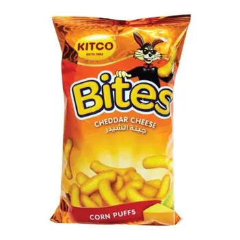 Kitco Cheddar Cheese Corn Puffs 16g