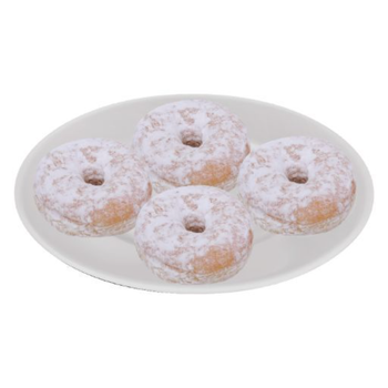 دونات بالسكر 4 قطع