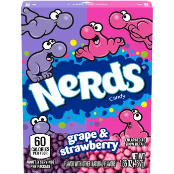 Nerds Grape And Strawberry Candy 46G