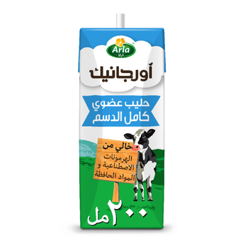 Arla Organic Full Fat Milk 200ml
