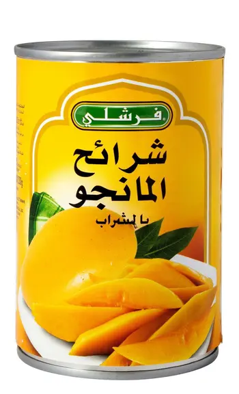 فرشلي مانجو شرائح بالشراب 425  جرام