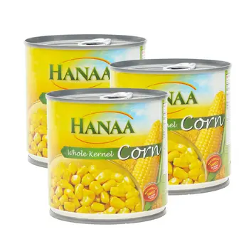 Hanaa Naturally Sweet Whole Kernel Corn 3x340g