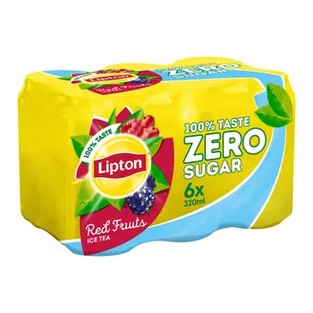 Lipton Red Fruits Zero Sugar Ice Tea 6x320ml