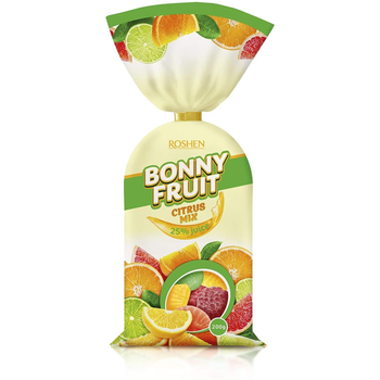 Roshen Bonny Fruit Citrus Mix Jelly Candies 200g