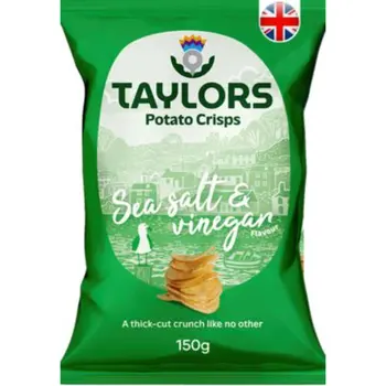 Taylors Sea Salt & Vinegar Potato Crisps 150g