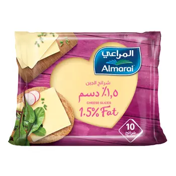 Almarai Fat Free Cheddar Slices 200 g