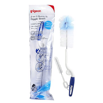 Pigeon 2-in-1 Bottle & Nipple Brush 1Piece