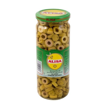 Alisa Sliced Green Olives 230g