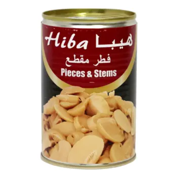 Hiba Mushroom Slices Pieces & Stems 357g