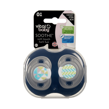 Vital Baby Soothe Soft Touch Pacifiers 2 Pieces