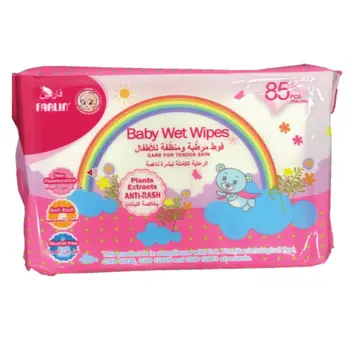 Farlin Alcohol-Free Baby Wet Wipes 85 Sheets