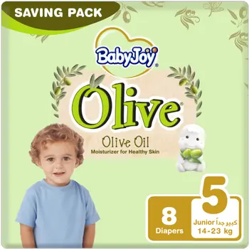 Babyjoy Olive Junior Diapers 8 Pieces