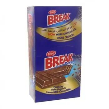 Tiffany BREAK Milk Chocolate Wafer 24x15.5g