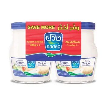 Nadec Spreadable Cream Cheese 2x900g