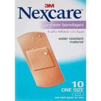 3M Nexcare Water-Resistant Band 10 Pieces