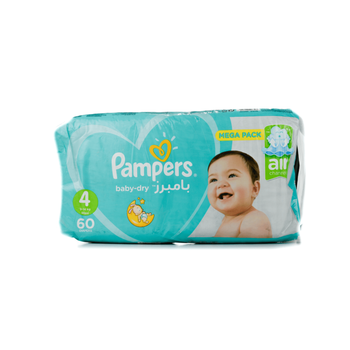 بامبرز حفاضة عبوة ميجا مقاس 4 8-14كيلو 1قطعة