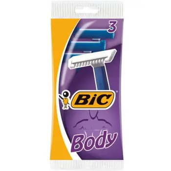 BiC Shaver Body Pouch 3 Pcs