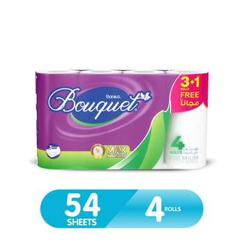 Sanita Bouquet Kitchen Towel 3+1 Free Rolls 54Sheets