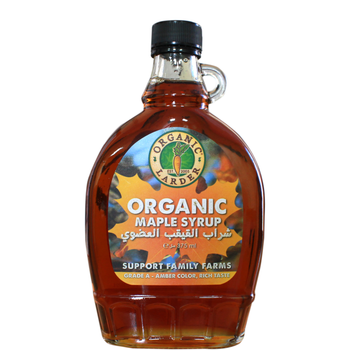 Organic Larder Grade A Maple Syrup 375ml