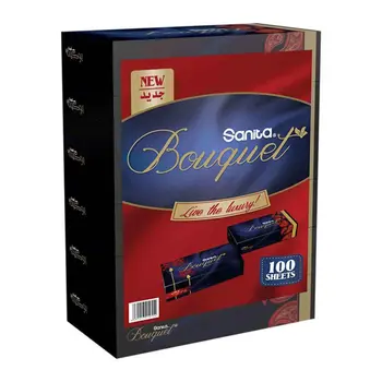 سانيتا مناديل بوكيه طبقتين 100قطعة