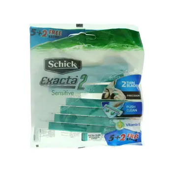 Schick Exacta 2 Disposable Razors 7 Pieces
