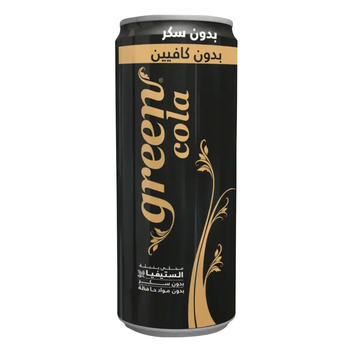 green Cola Caffeine Free Carbonated Drink 330Ml