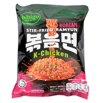 Bibigo K-Chicken Korean Stir-Fried Ramyun 122g