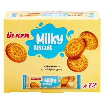 Ulker Milky Milk Biscuits 12x36g