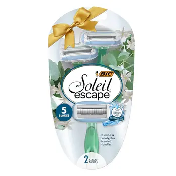 BIC Soleil Escape Jasmine & Eucalyptus Razors 2 Pieces