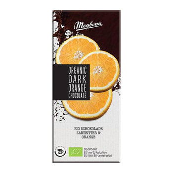 Meybona Organic Dark Orange Chocolate 100g