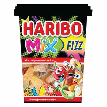 Haribo Fizz Mix Mixed Fruit Gummy Candies 150g