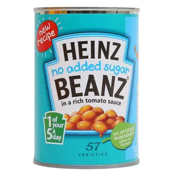 Heinz No Added Sugar Beans in Tomato Sauce 415g