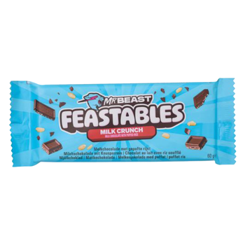 مستر بيست فيستابلز شوكولاتة ميلك كرنش 60 جرام