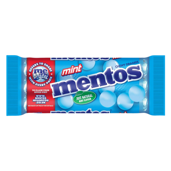 Mentos Mint Chewy Dragees 114g