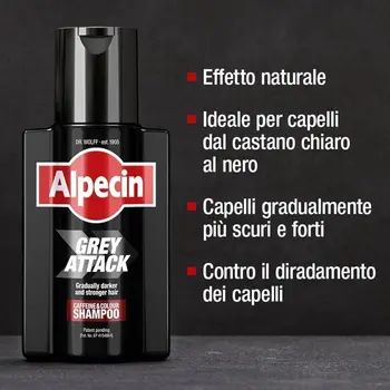 Alpecin Grey Attack Caffeine Shampoo 200ml