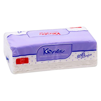 Konex Purple Facial Tissue 200 Sheets