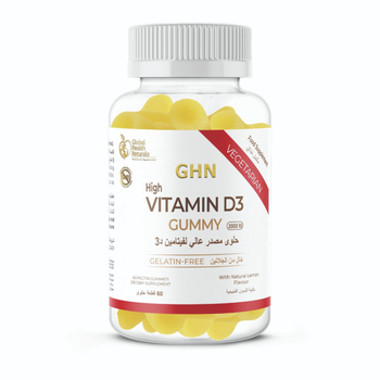GHN High Vitamin D3 Lemon Gummy 60 Pieces