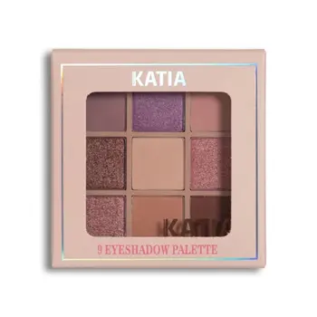 Katia Neutral Nude Eyeshadow Palette 9 Pieces