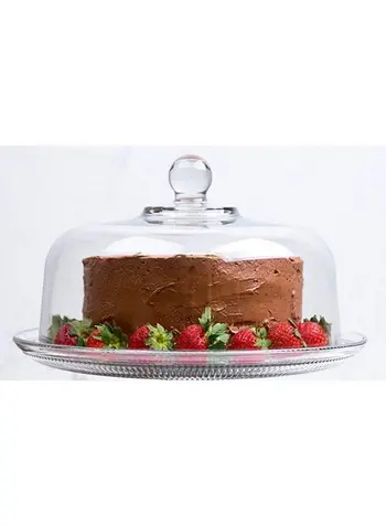 Anchor Hocking Canton 2-Piece Cake Serving Set Clear