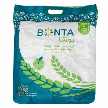 بونتا أرز امريكي طويل الحبة أصفر غير معدل وراثياً وخالي من الغلوتين 10كيلو