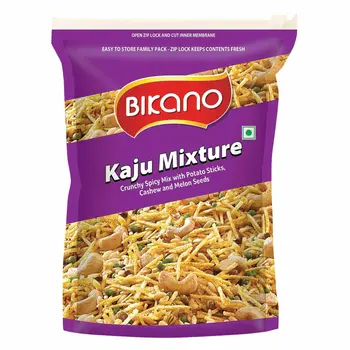 بيكانو خليط كاجو مقرمش حار من العدس، الحبوب، رقائق البطاطا، بذور الكاجو والبطيخ الأبيض 200جرام
