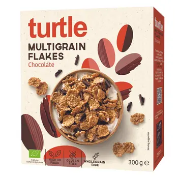Turtle Dark Chocolate Multigrain Flakes 300g