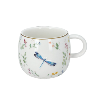 EASY LIFE Fancy Garden 3D Dragonfly Mug 400ml